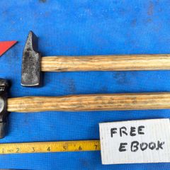2 Light Metalwork Hammers