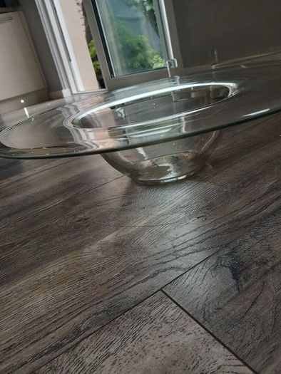 Large glass bowl