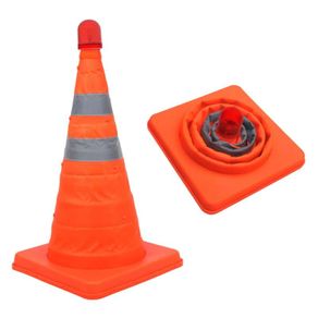 ProPlus 2 pcs Safety Cones Collapsible with LEDs