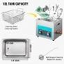 10L Ultrasonic Cleaner with Heater Timer Water Drain Image 2