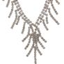 Claire's Girls and Womens Crystal Wishbone Necklace in Silver-free postage ! Image 2