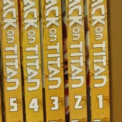 Attack on titan manga volumes 1-5