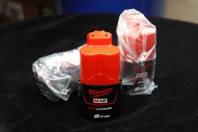 Milwaukee M12 B2 REDLITHIUM 2.0Ah Batteries Brand New! (Single or Set)