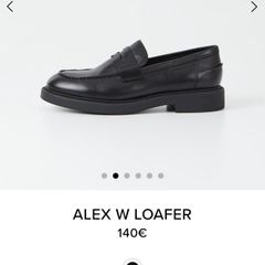 Vagabond Alex Black leather loafer