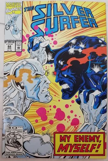 Silver Surfer #64 1st Appearance of Dark Silver Surfer (1992)