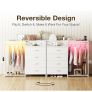 Chest of Drawers Bedroom with Hanging Rail, Built-in LED Lighting and Power Socket Image 4