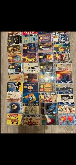 Call cards Irish all me doubles start at 1 euro each most are 2 euro each
