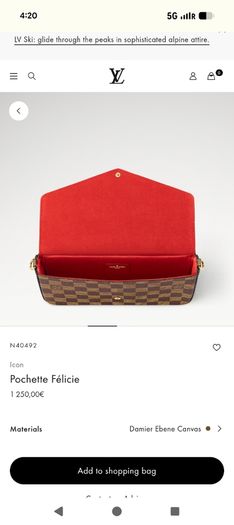 Louis Vuitton Pochette Felicie
