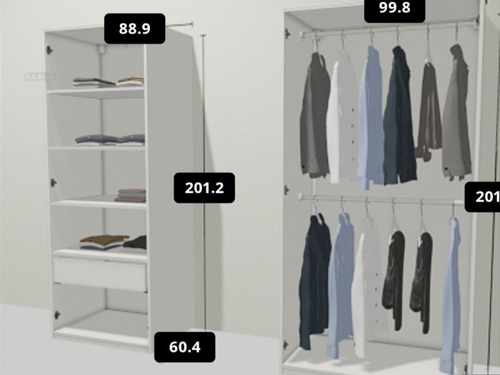 Wardrobe - IKEA Pax 5 mths old