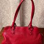 Ladies Red Leather Bag by Jasper Conran Image 4