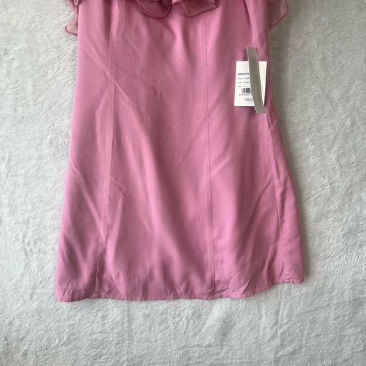 DREAM Sister Jane Blooming Ruffles Mini Dress Raspberry Pink Size S NWT