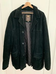 Vintage Men's Genuine Suede Leather Jacket