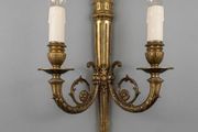 Antique French Empire Torch Sconces