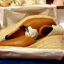 Carl Scarpa Brittany Leather Espadrille Wedge Shoes in Cognac Image 5