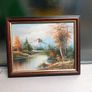 Oil Painting signed by Duncan canvas scenery wall decoration home art gallery vintage original decor canvas Image 3