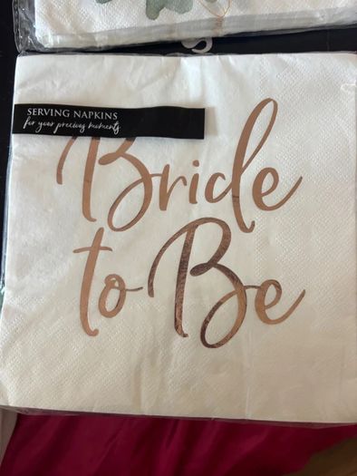 Napkins (wedding or hens)
