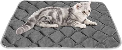 Self Heating Pet Pad for Cats and Dogs No Electric Self-Warming Thermal Mat for Pet Bed/Crate - 70x48cm