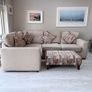 Corner Sofa LHS with foot stool & matching cushions Image 6