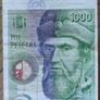 Spain 1000 Pesetas 1992 P 163 Image 2