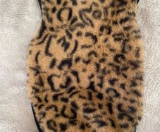 Georgeous Leopard Print Dog Jumper/Jacket/Coat Size Small BNWOT