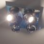 4 Light spotlight Ceiling Light. Bulbs included Image 3