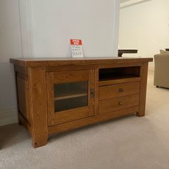 Solid Oak TV Cabinet