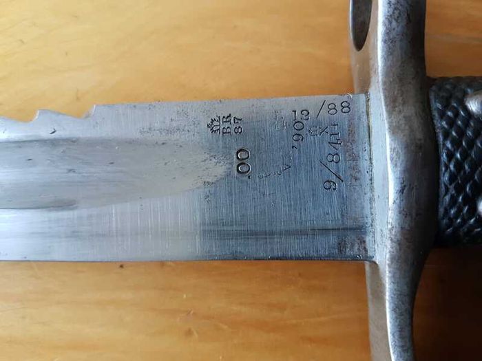 Martini Henry bayonet and scabbard