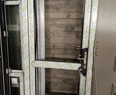 anthracite grey pvc door