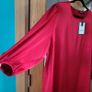 Brand new red satin dress, Size 22 Image 2