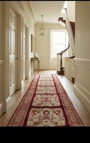 Stylish XL Afghan Ziegler Hand Knotted Runner Rug