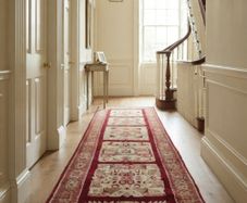 Stylish XL Afghan Ziegler Hand Knotted Runner Rug