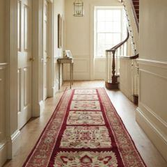 Stylish XL Afghan Ziegler Hand Knotted Runner Rug