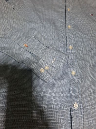 blue Tommy hilfiger shirt