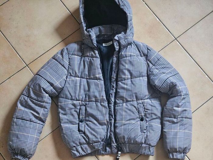 checkered winter jacket age 11-12
