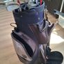 golf clubs, trolley and bag Image 4