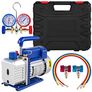 Refrigerant Vacuum Pump Kits 1.8CFM 1-4HP HVAC Refrigeration with Manifold Gauge for Household Air Conditioning Image 3