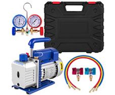 Refrigerant Vacuum Pump Kits 4.8CFM 1-3HP HVAC Refrigeration with Manifold Gauge for Household Air Conditioning