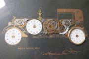 Vintage 1960/70 Watch Art Delta Rolls Royce Frame 13,3" x 11,3"