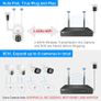 Wireless Security Camera System,5MP PTZ Camera + Bullet Camera CCTV Camera System With 2-Way Audio,IP66 Waterproof, Color Night Vision, Motion Detection, Image 7