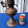 Double wick brass oil lamp Image 2