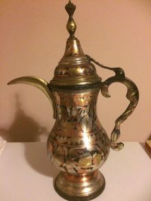 Egyptian hand made coffee pot free postage