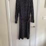 Paul Costello Navy polka dot dress Image 2