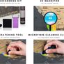 Scratch Off World Map Large - Ultra detailed with all U.S States - Accessories Kit and Gift Tube - 70 x 42cm - Deluxe Cartographic Image 6