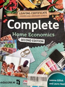 Complete Home Economics Leaving Certificate Textbook
