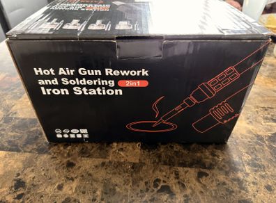 Preciva 8786D I - 2-in-1 Hot Air Gun Rework and Soldering Iron Station