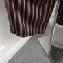 New. Size XL. Fits 10 to 14. Pieces wide leg belted striped trousers. Image 3