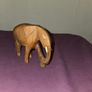 Vintage carved wooden Elephant Image 5