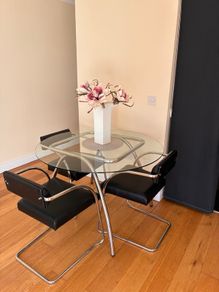 Dining table and 4 chairs
