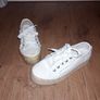 Great pair of Next canvas/jute shoes, size 4, like NEW Image 3