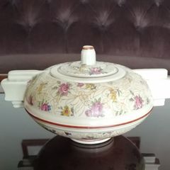 French Art Deco Lidded Sugar Bowl Trinket Box 1920's